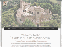 Tablet Screenshot of castellodisantamarianovella.com
